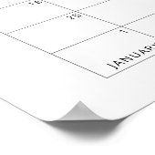 小さなキノコの秋の森林締め切り日を推測 ポスター (角)