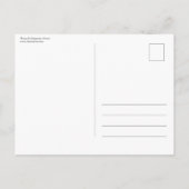 小さなキノコの自然写真はがき ポストカード (裏面)