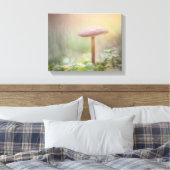 小さなキノコの自然写真 キャンバスプリント (インサイチュ (寝室))