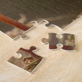 小さなキノコの自然写真 ジグソーパズル (側面)