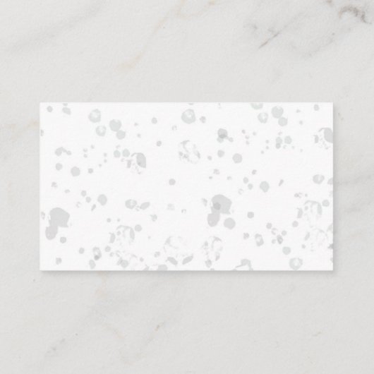 小さなキノコの赤ちゃんシャワー森の赤ちゃんシャワー エンクロージャーカード (裏面)