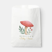 小さなキノコの赤ちゃんシャワー フェイバーバッグ (正面)