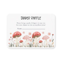 小さなキノコの野生の花の赤ちゃんシャワー囲い