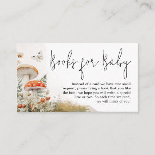 小さなキノコの魔法のベビー エンクロージャーカード