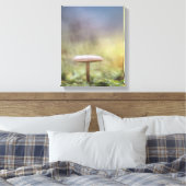 小さなキノコ自然写真 キャンバスプリント (インサイチュ (寝室))