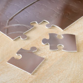 小さなキノコ自然写真 ジグソーパズル (側面)