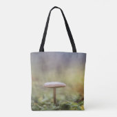 小さなキノコ自然写真 トートバッグ (裏面)