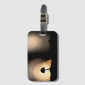 小さなキノコ自然写真 ラゲッジタグ (正面縦)