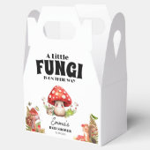 小さなキノコ蝶の蛾の赤ちゃんシャワー フェイバーボックス (オープン)