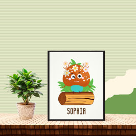 小さなキノコ フォトプリント           