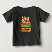 小さなキノコ ベビーTシャツ (正面)