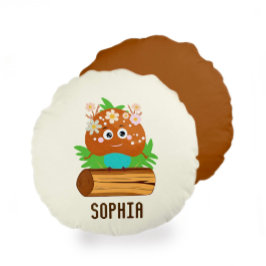 小さなキノコ ラウンドクッション