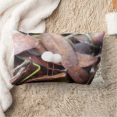 小さなキノコ ランバークッション (ブランケット)