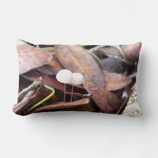 小さなキノコ ランバークッション (正面)