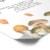 小さなキノコ – 甘い混乱の赤ちゃんシャワーを推測 ポスター (角)