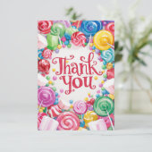 小さなキャカラフルンドランドサンキューカード サンキューカード (スタンド正面)