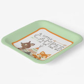 小さなキャンパーのティーペの赤ちゃんシャワー ペーパープレート (傾斜あり)