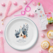 小さなキャンパーの森の赤ちゃんシャワー ペーパープレート (パーティー)