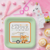 小さなキャンパーRVキャンパー赤ちゃんシャワーグリーン ペーパープレート (パーティー)