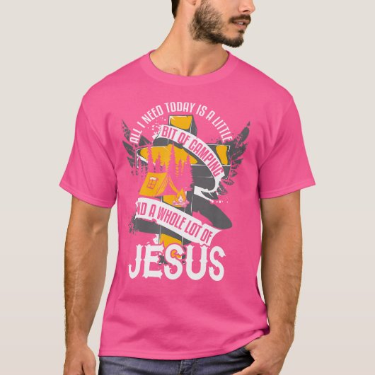 小さなキャンプとイエスの宗教の全体の多く Tシャツ (正面)