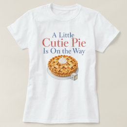 小さなキューティーパイのベビーシャワー Tシャツ