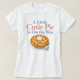 小さなキューティーパイのベビーシャワー Tシャツ