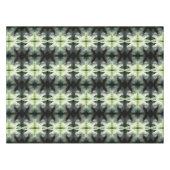 小さなキリギリスの白いツツジの花の抽象芸術 テーブルクロス (正面(横))