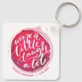 小さなキーチェーンをワイン キーホルダー (裏面)