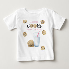 小さなクッキーが届くよ 赤ちゃんの誕生をお祝いして ベビーTシャツ