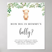 小さなクマどのくらい大きいママの腹ゲーム ポスター (正面)