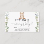 小さなクマのユーカリどのように大きなママの腹 エンクロージャーカード (正面)