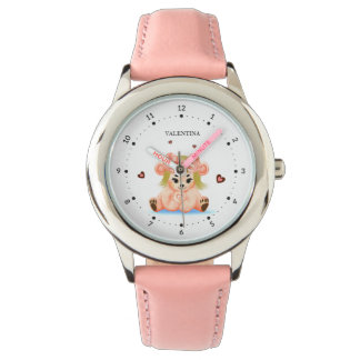 小さなクマの女の子 腕時計