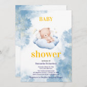 小さなクマの歓迎会への招待 招待状 (正面/裏面)