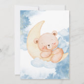 小さなクマの歓迎会 招待状 (裏面)