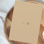 小さなクマの赤ちゃんシャワー サンキューカード