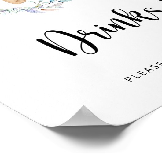 小さなクマは自分で飲救済みる ポスター (角)