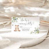 小さなクマeucalyptusどのように大きなママの腹 エンクロージャーカード