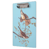 小さなクモを持つオードボンソングスパロー クリップボード (左)