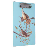 小さなクモを持つオードボンソングスパロー クリップボード (右)