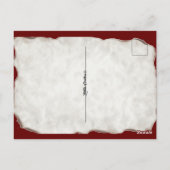 小さなクランベリーペストリー前菜はがき ポストカード (裏面)