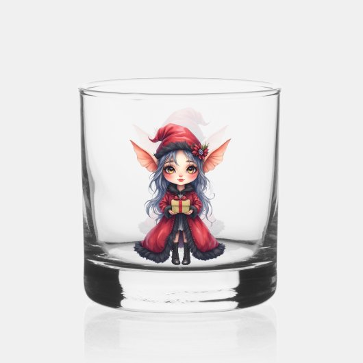 小さなクリスマスの使い ウイスキーグラス (正面)