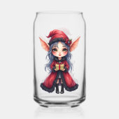 小さなクリスマスの使い ガラス缶 (裏面)
