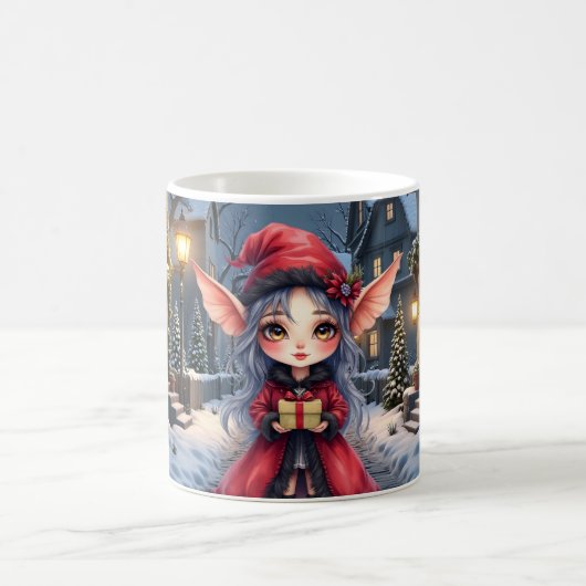 小さなクリスマスの使い コーヒーマグカップ (中央)