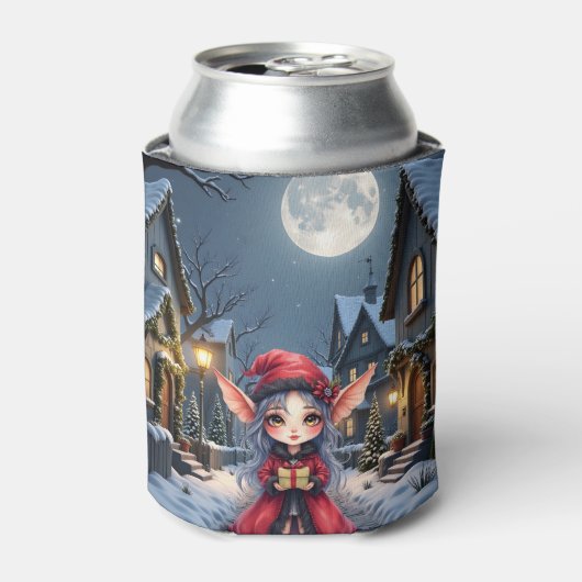 小さなクリスマスの使い  缶クーラー (缶正面)