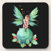 小さなクリスマスの妖精コースターのセット コースター (正面)