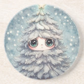 小さなクリスマスツリー コースター (正面)