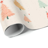 小さなクリスマスツリー ラッピングペーパー (ロールコーナー)