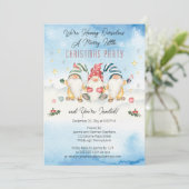 小さなクリスマスメリーパーティーを持つ格言 招待状 (スタンド正面)