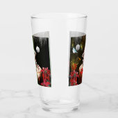 小さなクリスマス牛 タンブラーグラス (左)