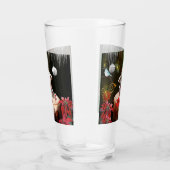 小さなクリスマス牛 タンブラーグラス (右)